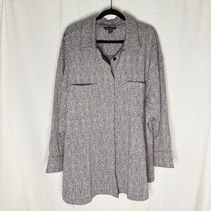 Athleta Black and White Utility Jacket